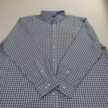 Classic Collection Regular Fit Men's Blue & White Check Button-Down Shirt Sz 3XL image 13