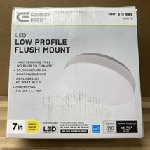 Commercial Electric 7 in. Low Profile LED Flush Mount Ceiling Light Fixture - $4.86