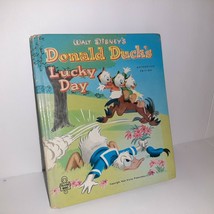 Vintage Children's Book Walt Disney's Donald Duck Lucky Day 1951 Tell-A-Tale - $9.90