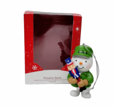 American Greetings Heirloom Proud To Serve Military Ornament 2014 NEW in Box - £10.19 GBP