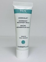 REN Clean Skincare Evercalm Overnight Recovery Balm-Travel Size 5ml/.17 oz NWOB - £10.96 GBP