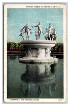 Fuente Del Casino De La Playa Fountain Havana Cuba WB Postcard S15 - £3.90 GBP