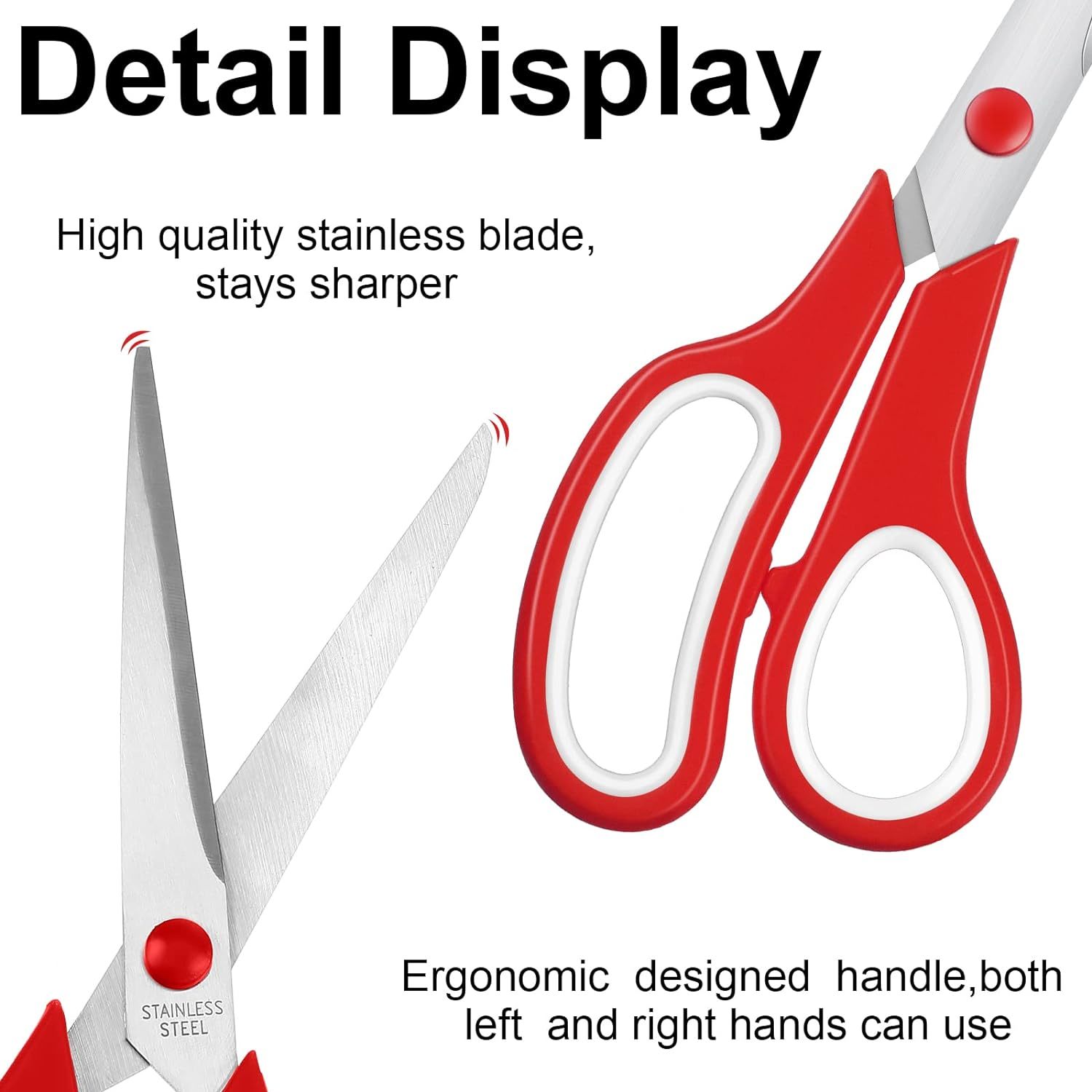 5″ Sharp Lefty Scissors  Craft and Classroom Supplies by Hygloss