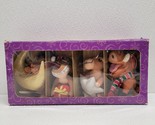 Vintage An Enchanted Christmas Set of 4 Lion King Plush Animal Ornaments... - $22.19