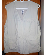 Magellan&#39;s Travel Gear Vest Men&#39;s Large Lightweight Safari Photography F... - $208.88 MXN