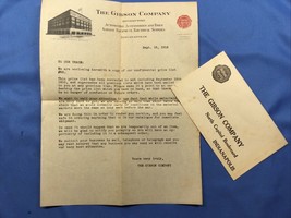 Antique Vintage Automotive Accessory Distributor THE GIBSON COMPANY, LET... - $470.77 MXN
