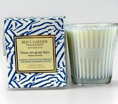 Ben&#39;s Garden Fragrance Candles London: Eucalyptus Tropical Tamarind Bamboo NEW - $35.79