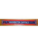 NHL Hockey Washington Capitals Red 56&quot; Fringed Knit Scarf - £14.68 GBP