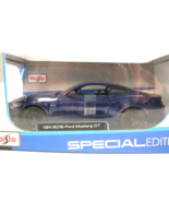 2015 Ford Mustang GT 5.0 Blue Maisto 1:24 Diecast Model Car NEW IN BOX - £16.00 GBP