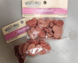 Wiggles &amp; Wags Bake Shop SWEETHEARTS Apple Cinnamon Flavored Biscuits 2 ... - £3.92 GBP