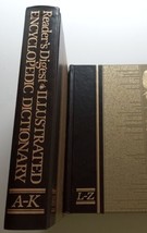 Illustrated Encyclopedia Dictionary Readers Digest books 1 &amp; 2 (I accept offers) - $28.98