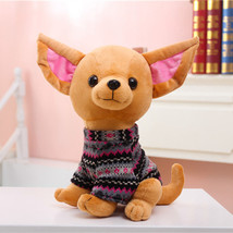 Cute Chihuahua Plush Toy Kids Toy Stuffed Creative Animal Doll Simulation Birthd - £12.91 GBP