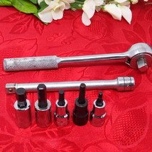 2 S-K WAYNE USA 3/8&quot; Dr 6pt 45170 Fine Tooth Ratchet 45161 Extension w e... - $556.55 MXN