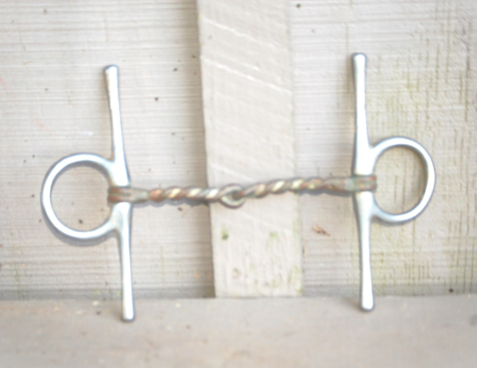 Stainless Steel Full Check Snaffle Bit Twisted Copper Wire 5" Mouthpiece Item image 3