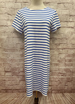 Jude Connally Womens ELLA Shift Dress Short Sleeve Blue White Stripe Size Small - £47.05 GBP
