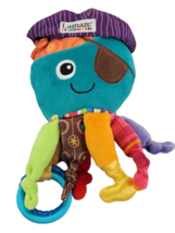 Plush Lamaze Octopus Pirate Infant Baby Toy Clip Ring Crinkle Rattle Fea... - £7.02 GBP