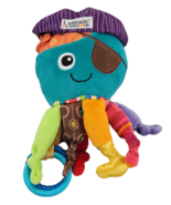 Plush Lamaze Octopus Pirate Infant Baby Toy Clip Ring Crinkle Rattle Fea... - £7.09 GBP