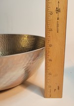 Hammered Metal 10" Serving Bowl image 6
