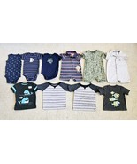 10PC Mixed Lot Spring/Summer Clothing Infant Baby Boys 18M Shirts &amp; Rompers - £11.64 GBP