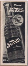 Vintage Print Ad Nesbitt&#39;s Of California Orange Drink 1950s 2 3/4&quot; x 6 1/4&quot; - £2.82 GBP