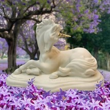 Unicorn Guardian Of The Heart Statue David Cornell Franklin Mint Matte P... - $61.59