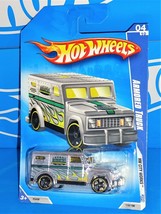 Hot Wheels 2009 HW City Works Series #110 Armored Truck Chrome w/ OH5SPs - £2.37 GBP