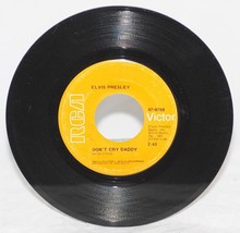Elvis Presley 45rpm Don&#39;t Cry Daddy &amp; Rubberneckin&#39; vintage 1969 record 47-9768 - £5.99 GBP