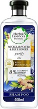 Herbal Essences Micellar Water &amp;Blue Ginger Shampoo Hair Purify No Parabens 400m - £40.05 GBP