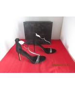 AAJ By Aminah Aniya Lucite High Heel Sandals $150 - US Size 8 1/2 - Blac... - $834.99 MXN
