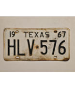 1967 TEXAS  Passenger  LICENSE  PLATE HLV-576-Man Cave-Decor-Garage - $26.79