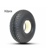 MSP X2pcs Solid Black Tires 3.00-4 foam-filled 260X85 mobility scooter p... - $76.06 CAD