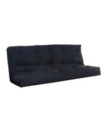 Nabila Full Futon Mattress (6&quot;H), Black Poplin Fabric - $4,767.55 MXN