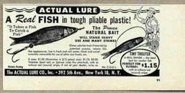 1951 Print Ad The Actual Lure Fishing Lure Tiny Trouter New York,NY - £6.55 GBP