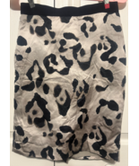 Ann Taylor Size 0 Petite Leopard Print Lined Elasticized w/ Zipper Waist... - $13.90 CAD