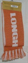 db School Spirit Scarf Texas Longhorns 2 in 1 Burnt Orange White 30 Inches image 2