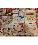 Colorforms Travel Board Game Lot Of 5 Monopoly Battleshipt Checkers Gues... - $470.23 MXN