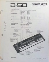 Reproduction of the Roland D-50 Keyboard Digital Synthesizer Service Not... - $29.69