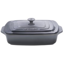 Le Creuset Stoneware Covered Rectangular Casserole 3.5 qt. With Lid - £103.37 GBP