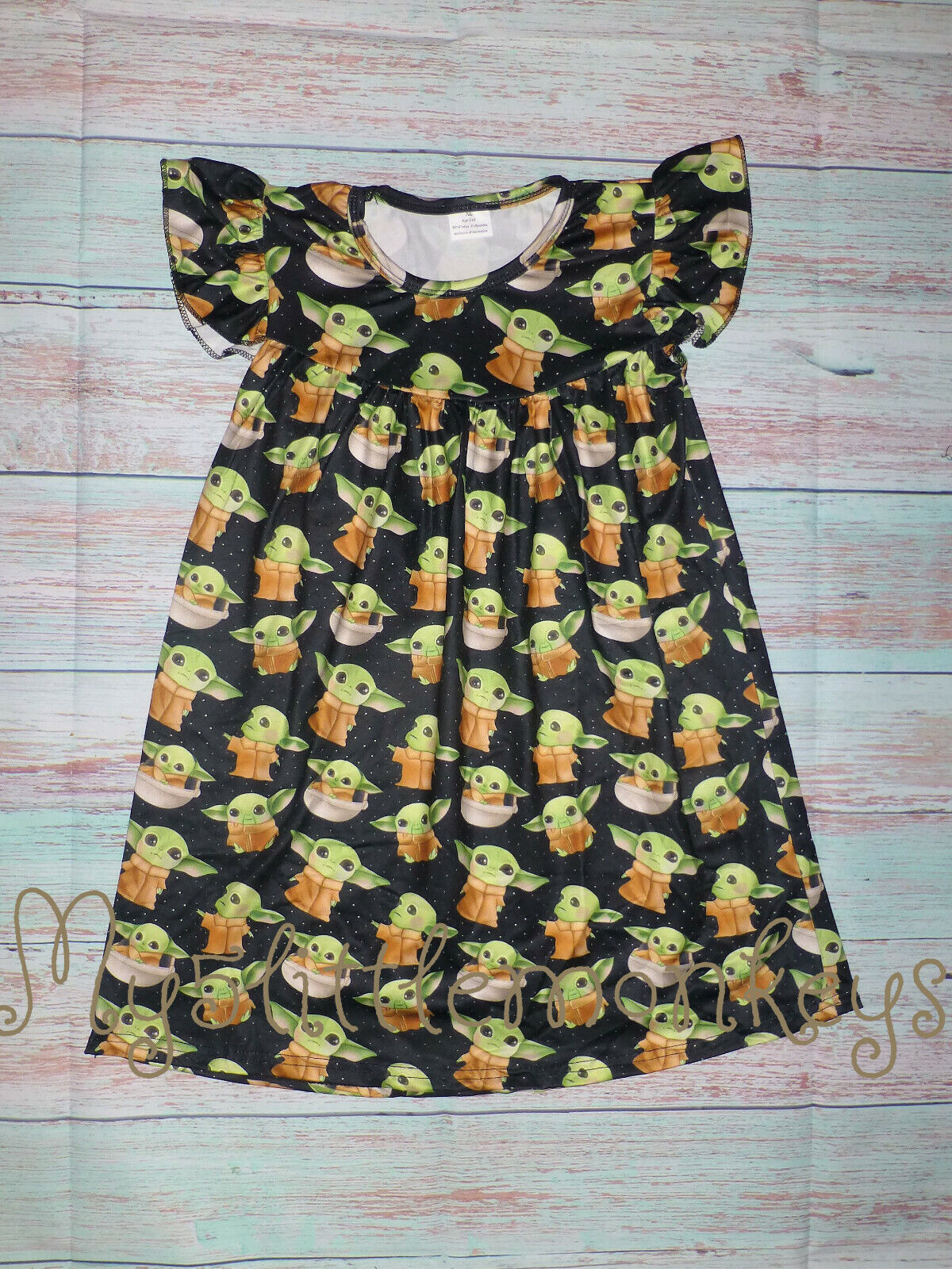 NEW Boutique Baby Yoda Grogu Mandalorian Star Wars Girls Sleeveless Dress  - $2.99+