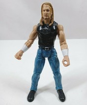 1999 Jakks Pacific Titan Tron Live Triple H Black Shirt &amp; Blue Jeans 7&quot; Figure A - £13.13 GBP