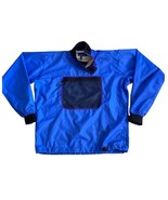 Patagonia Kayak Windbreaker Size Medium Blue Large Mesh Pocket Nylon Vin... - $51.97 CAD