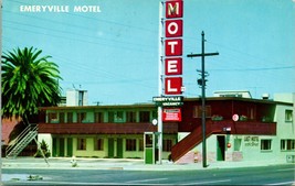 Vtg Chrome Postcard Oakland California CA Motel Emeryville 5425 San Palb... - $10.84