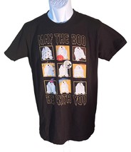 STAR WARS MAY THE BOO BE WITH YOU Short Sleeve Halloween T-Shirt Black M... - $9.89
