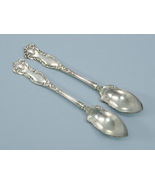Set of 2 Wm Rogers &amp; Son Oxford Grapefruit Spoons 1901 Silverplate Gift Box - $32.00