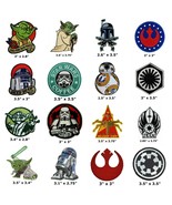 Star Wars Iron On Patch Empire Darth Vader Stormtrooper Luke Skywalker J... - £4.34 GBP