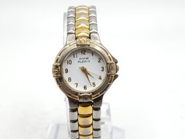 Ann Klein II Watch Womens New Battery Two-Tone White Dial 23mm - £12.61 GBP