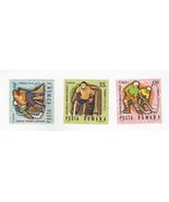 Romania, 1970, Set Di 3 Francobolli, Hockey Su Ghiaccio Mondiale, MNH, A... - $7.98
