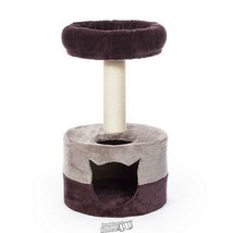 Kitty Power Paws-Kitty King Tower Secret Hideaway Cat Scratching Post - $31.34