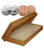 1000 Direct Fit Airtight 39mm Coin Capsules for 1oz SILVER ROUND / COPPE... - €246,73 EUR