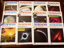 Astronomy Magazine 1991   lot of 12 issues full year NASA Space Science - $34.65